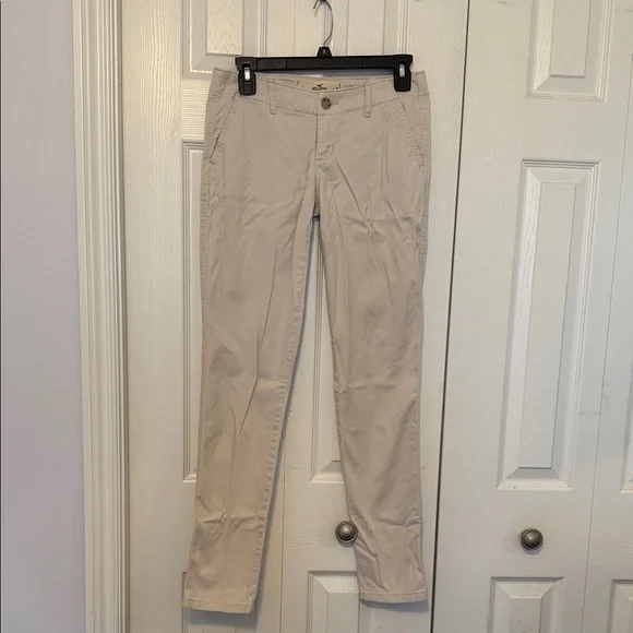 Beige Straight-Leg Pants. Create a bundle and save! - Picture 1 of 5